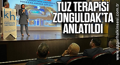 Tuz terapisi Zonguldak’ta anlatıldı
