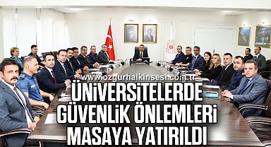 Üniversitelerde Güvenlik Önlemleri Masaya Yatırıldı