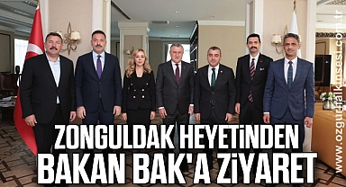Zonguldak Heyetinden Bakan Bak'a Ziyaret