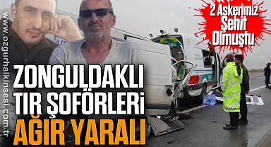 Zonguldaklı Tır Şoförleri Ağır Yaralı