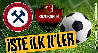ZONGULDAKSPOR - BOZOKSPOR MAÇININ İLK 11'LERİ BELLİ OLDU