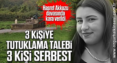 3 KİŞİYE TUTUKLAMA TALEBİ, 3 KİŞİ SERBEST