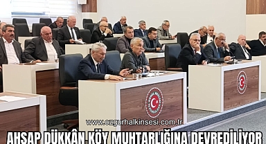 AHŞAP DÜKKÂN KÖY MUHTARLIĞINA DEVREDİLİYOR
