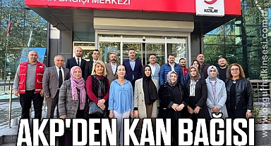 AKP'den Kan Bağışı