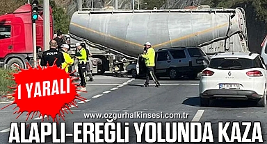 Alaplı-Ereğli Yolunda Kaza: 1 Yaralı