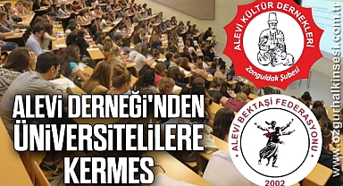 ALEVİ DERNEĞİ'NDEN ÜNİVERSİTELİLERE KERMES