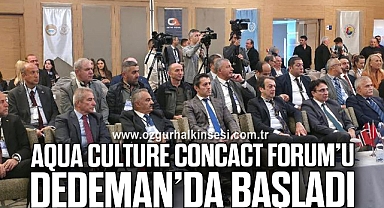 Aqua Culture Concact Forum’u Dedeman’da Başladı