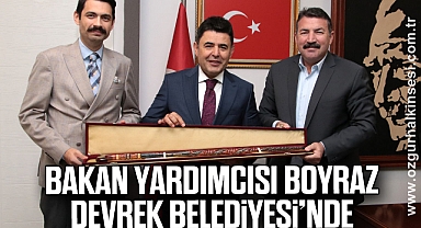 Bakan Yardımcısı Boyraz Devrek Belediyesi'nde