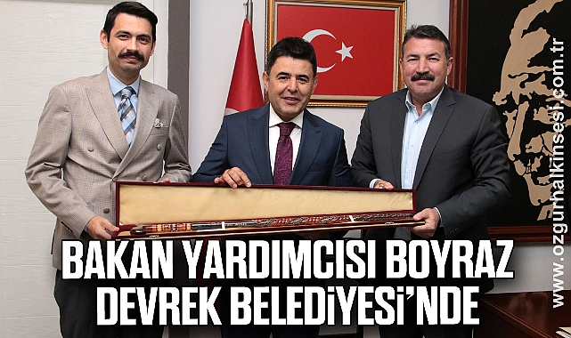 Bakan Yardımcısı Boyraz Devrek Belediyesi'nde
