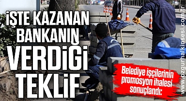 BELEDİYE İŞÇİLERİNİN PROMOSYON İHALESİ SONUÇLANDI
