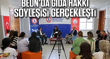 BEUN'da Gıda Hakkı Söyleşisi Gerçekleşti