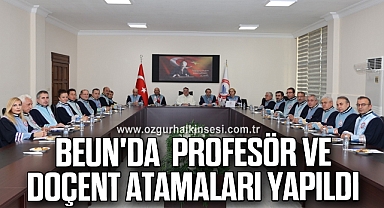 BEUN'da Profesör ve Doçent Atamaları Yapıldı
