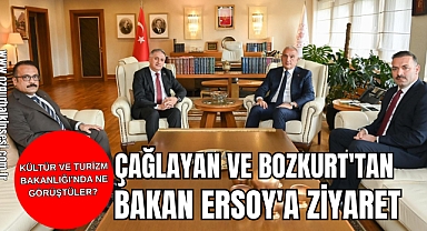 Çağlayan ve Bozkurt'tan Bakan Ersoy'a Ziyaret