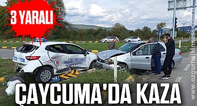 Çaycuma'da Kaza: 3 yaralı