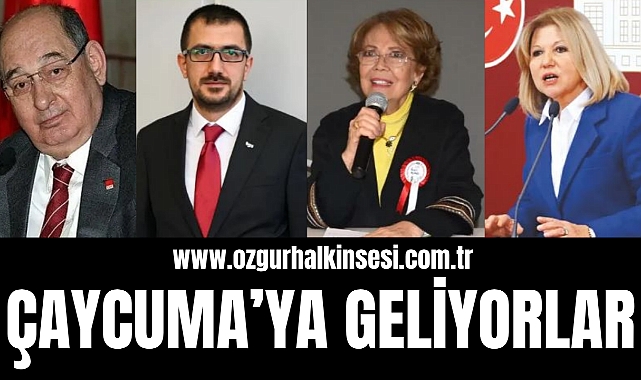 ÇAYCUMA'YA GELİYORLAR