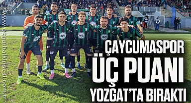 Çaycumaspor Üç Puanı Yozgat’ta Bıraktı 