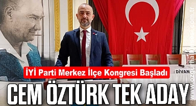 CEM ÖZTÜRK TEK ADAY 