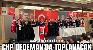 CHP DEDEMAN'DA TOPLANACAK