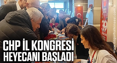 CHP İL KONGRESİ HEYECANI BAŞLADI 