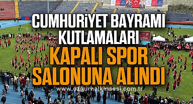 Cumhuriyet Bayramı Kutlamaları Kapalı Spor Salonuna Alındı