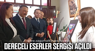 Dereceli Eserler Sergisi Açıldı