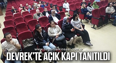 Devrek’te Açık Kapı tanıtıldı