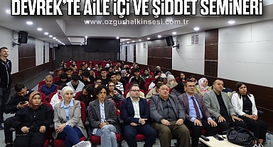 Devrek’te aile içi ve şiddet semineri