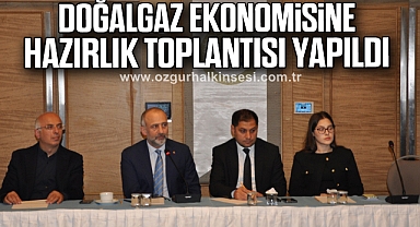 DOĞALGAZ EKONOMİSİNE HAZIRLIK TOPLANTISI YAPILDI