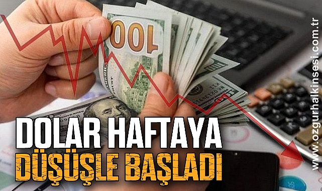 Dolar haftaya düşüşle başladı