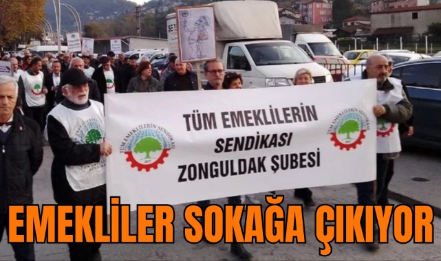 Emekliler Adalet ve İnsanca Yaşam İçin Sokağa Çıkıyor