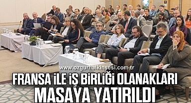 FRANSA İLE İŞ BİRLİĞİ OLANAKLARI MASAYA YATIRILDI 