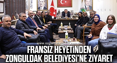 Fransız Heyetinden Zonguldak Belediyesi'ne Ziyaret