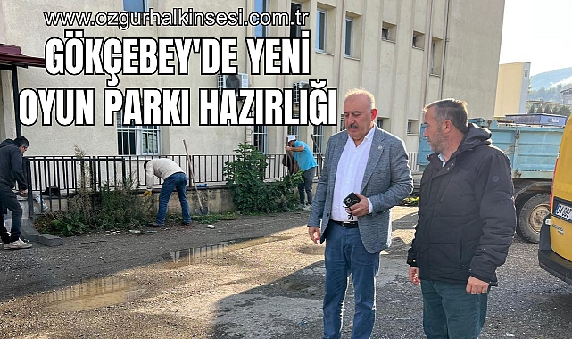 Gökçebey'de Yeni Oyun Parkı Hazırlığı