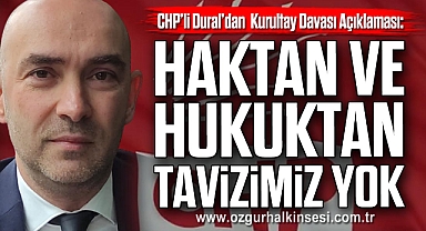 HAKTAN VE HUKUKTAN TAVİZİMİZ  YOK