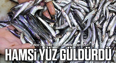HAMSİ YÜZ GÜLDÜRDÜ