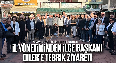 İl Yönetiminden Çaycuma İlçe Başkanlığı'na Tebrik Ziyareti