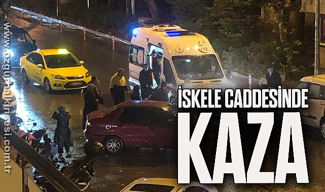 İSKELE CADDESİNDE KAZA