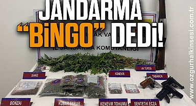 JANDARMA “BİNGO” DEDİ!