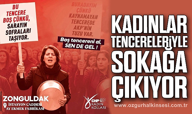 Kadınlar Tencereleriyle Sokağa Çıkıyor