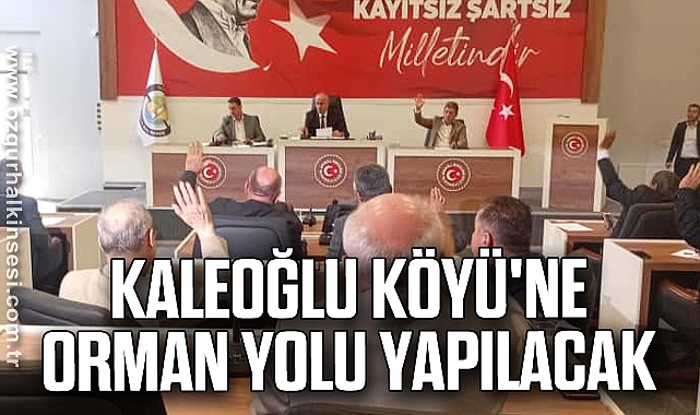 Kaleoğlu Köyü'ne Orman Yolu Yapılacak