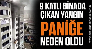 Karabük’te 9 katlı binada çıkan yangın paniğe neden oldu: 5 kişi hastaneye kaldırıldı