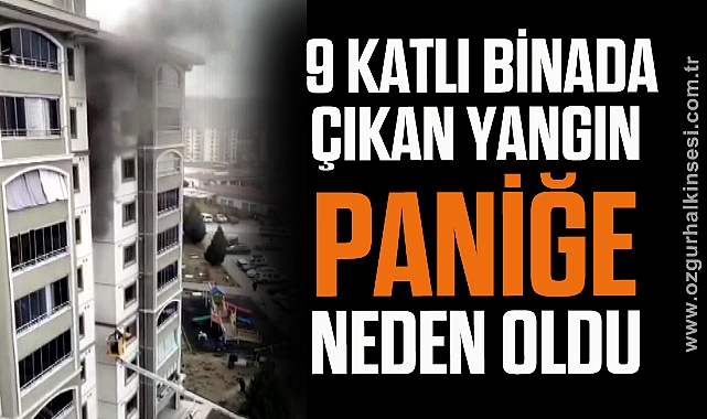 Karabük’te 9 katlı binada çıkan yangın paniğe neden oldu: 5 kişi hastaneye kaldırıldı