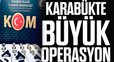 Karabük'te silah operasyonu