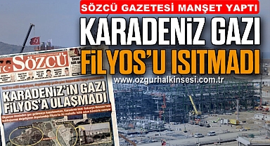 Karadeniz Gazı Filyos'u Isıtmadı