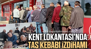 KENT LOKANTASI'NDA TAS KEBABI İZDİHAMI