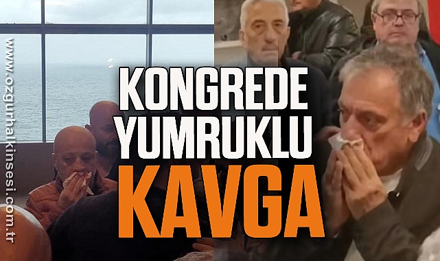 Kongrede Yumruklu Kavga