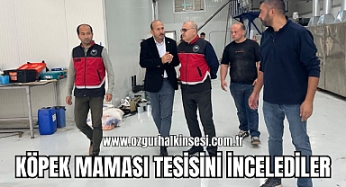 Köpek Maması Tesisini İncelediler