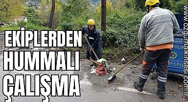 KOZLU'DA HUMMALI ÇALIŞMA