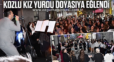 KOZLU KIZ YURDU DOYASIYA EĞLENDİ