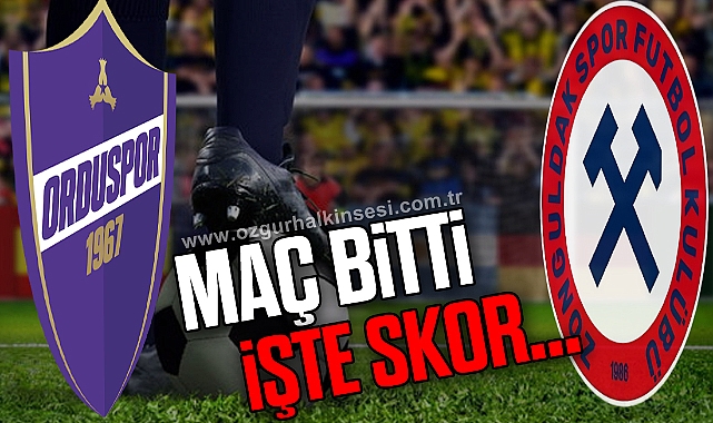 Maç bitti... İşte skor!